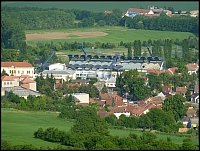 Fotbalový stadion v Drnovicích z rozhledny - květen 2011