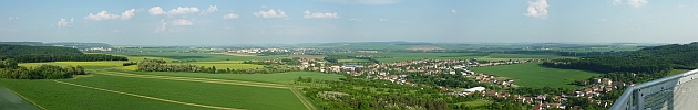 Rozhledna Chocholík u Drnovic - panorama