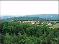 Výhled na obec Hlína