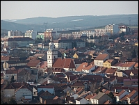Výhled na centrum Ivančic