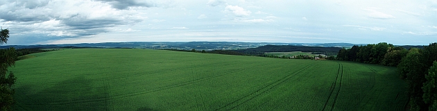 Milenka u Rudky u Kunštátu - panorama