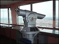Vyhlídková kabina - dalekohled