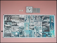 Panel s fotogalerií z výstavby