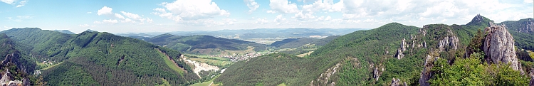 Súľov - panorama